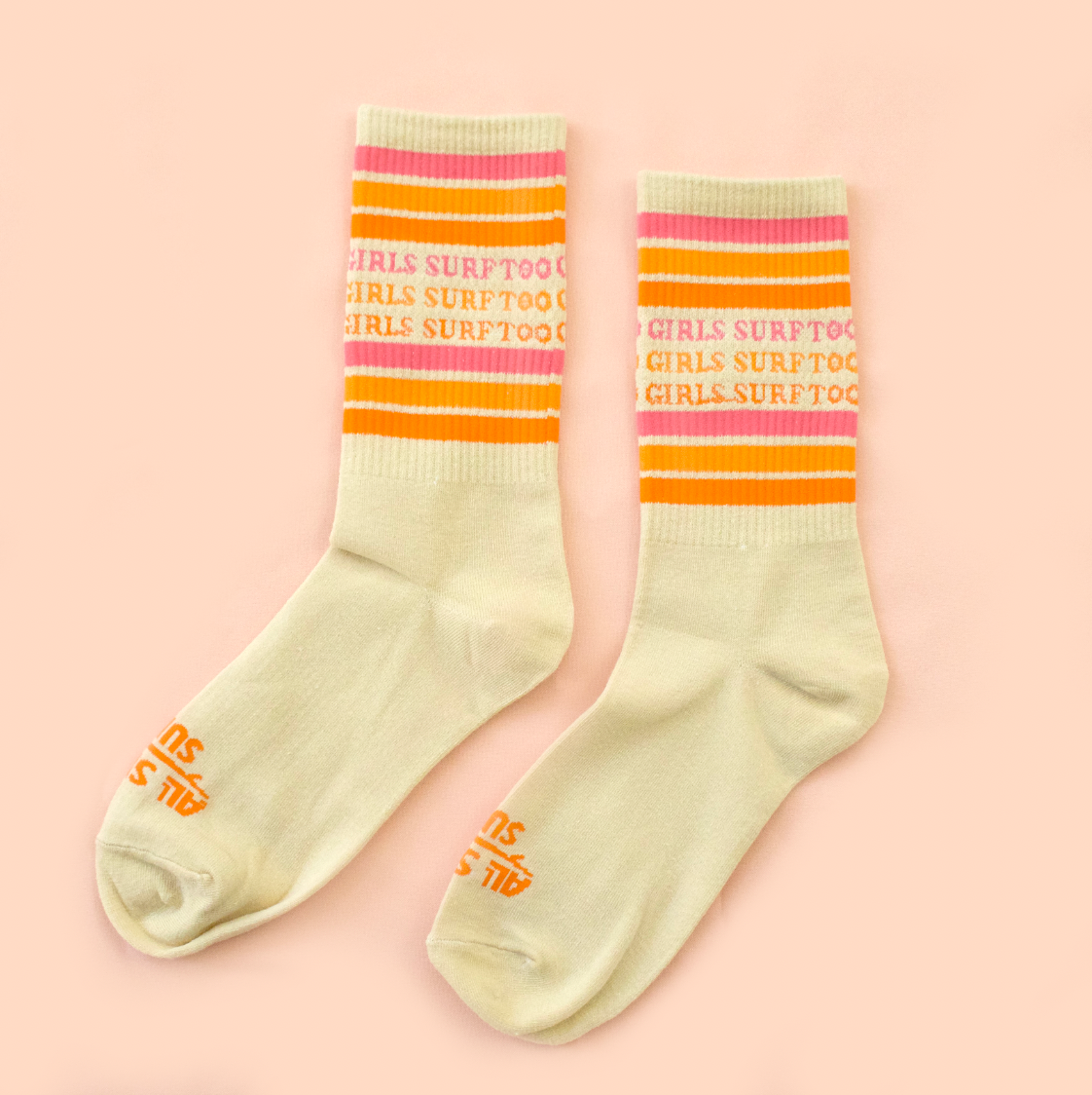 Girls Surf Too Socks