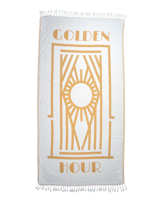 Golden Hour Turkish Towel