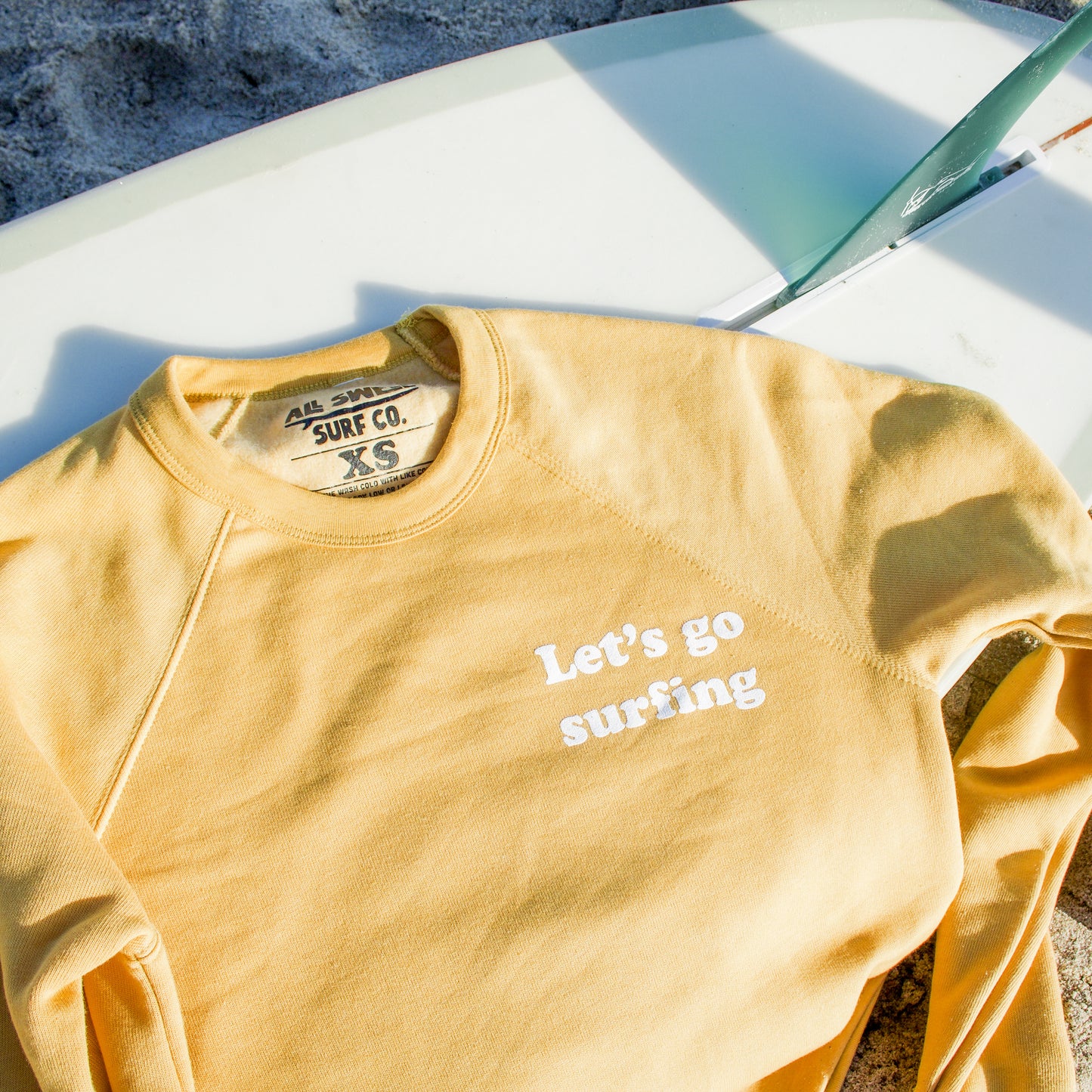 Let's Go Surfing Adult Sweatshirt
