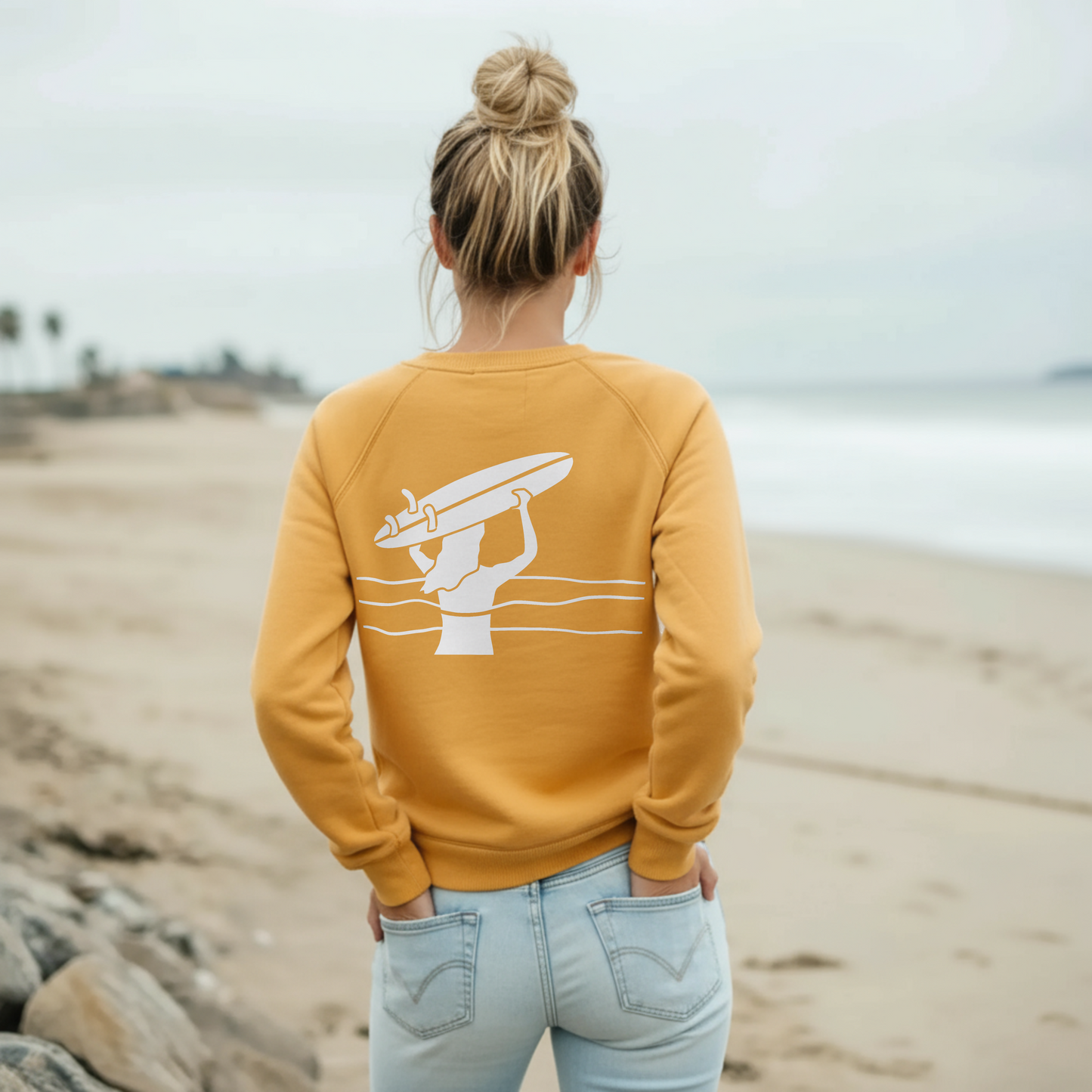 Let's Go Surfing Adult Sweatshirt