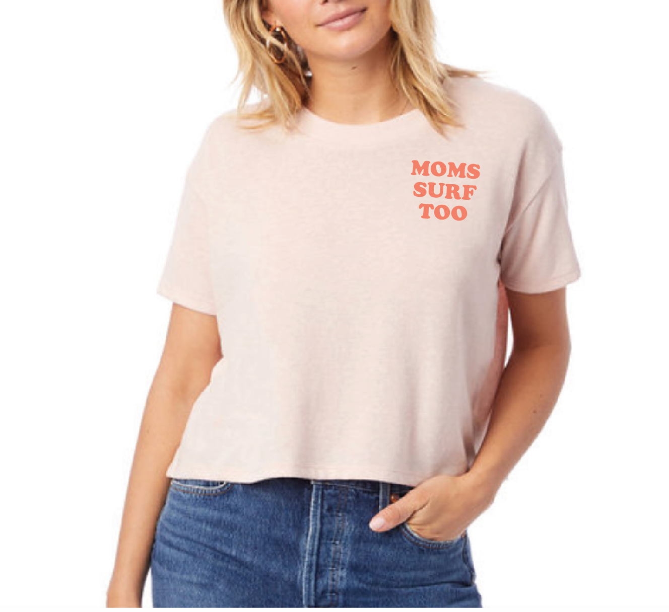 Moms Surf Too Women's Boxy Tee