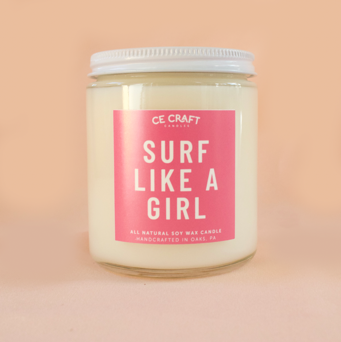 Surf Like a Girl Candle