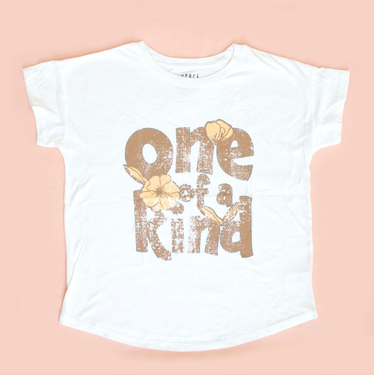 One of A Kind Vintage-Print Tee