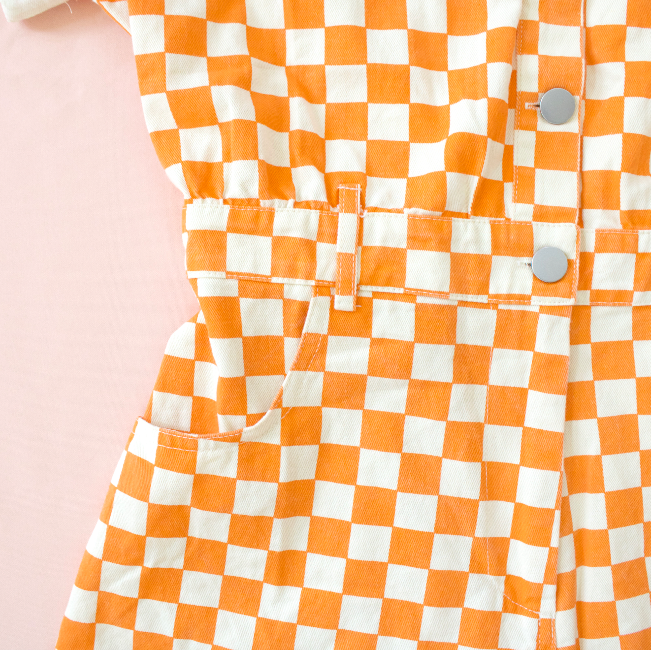 Checkered Romper