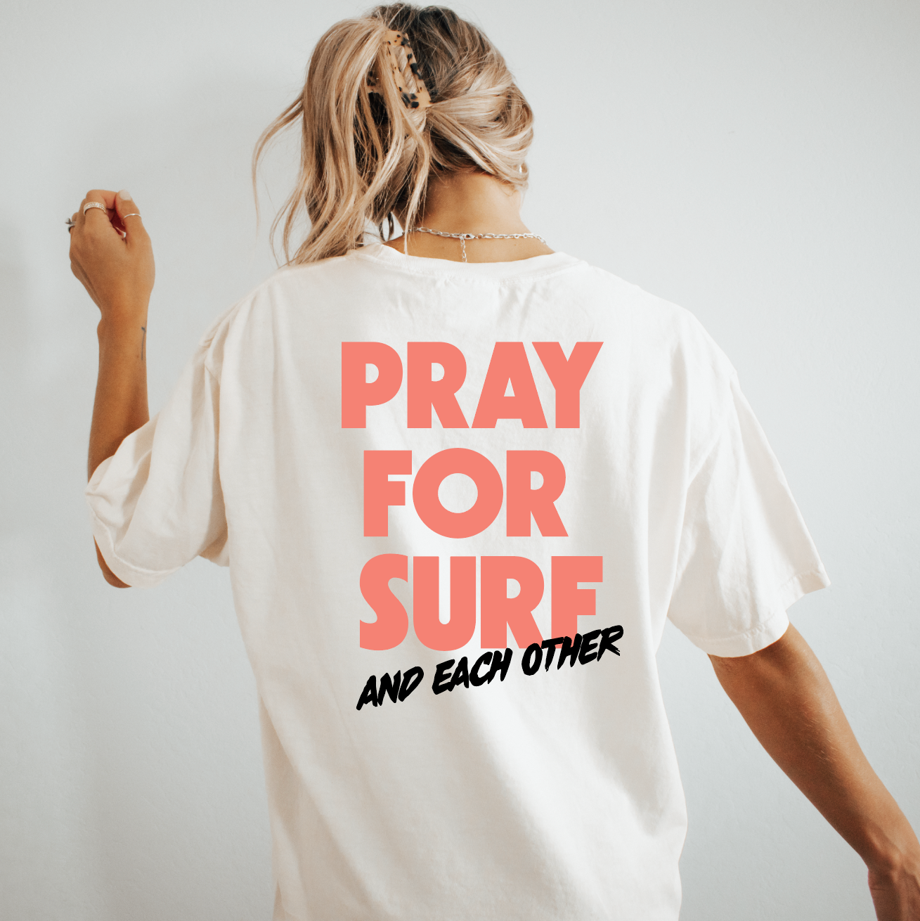 Pray for Surf Adult Tee