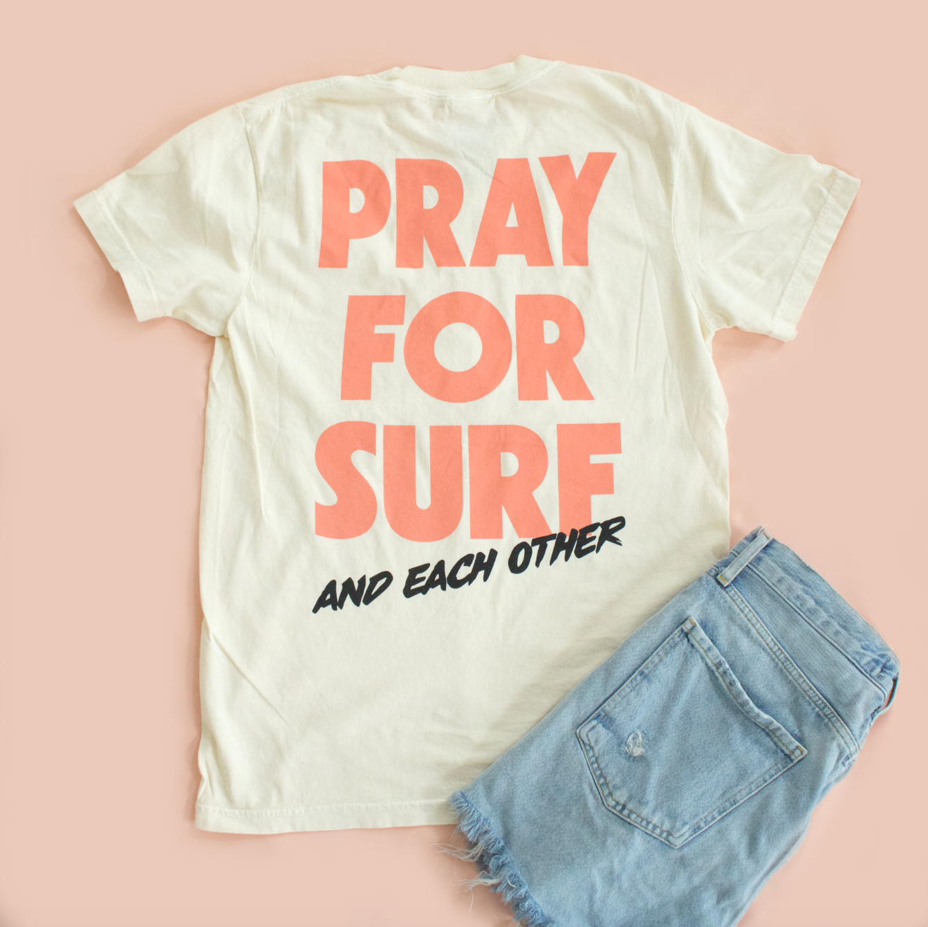 Pray for Surf Adult Tee