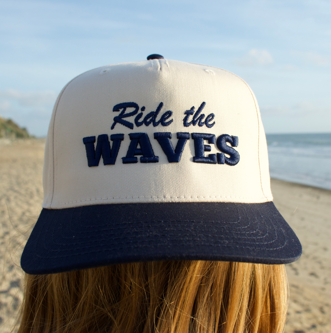 Ride the Waves Canvas Trucker Hat