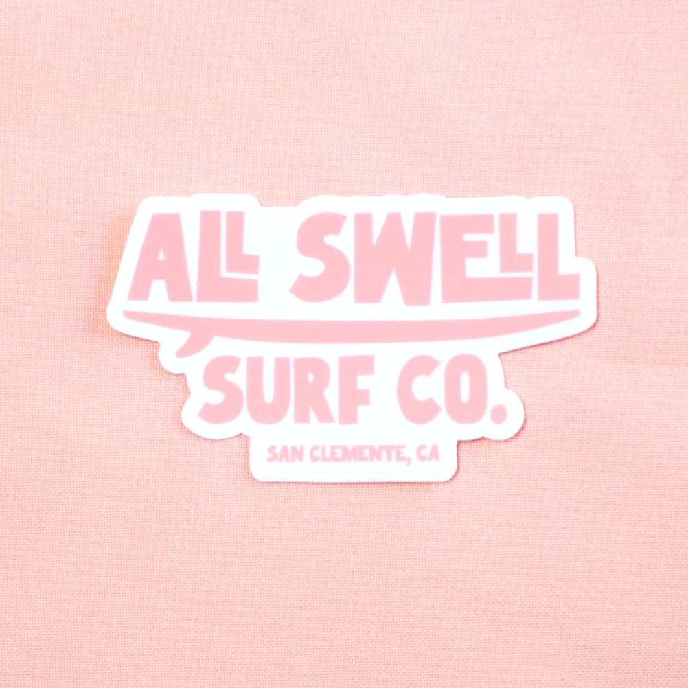All Swell Pink Sticker