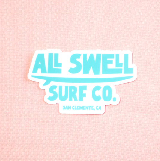 All Swell Blue Sticker