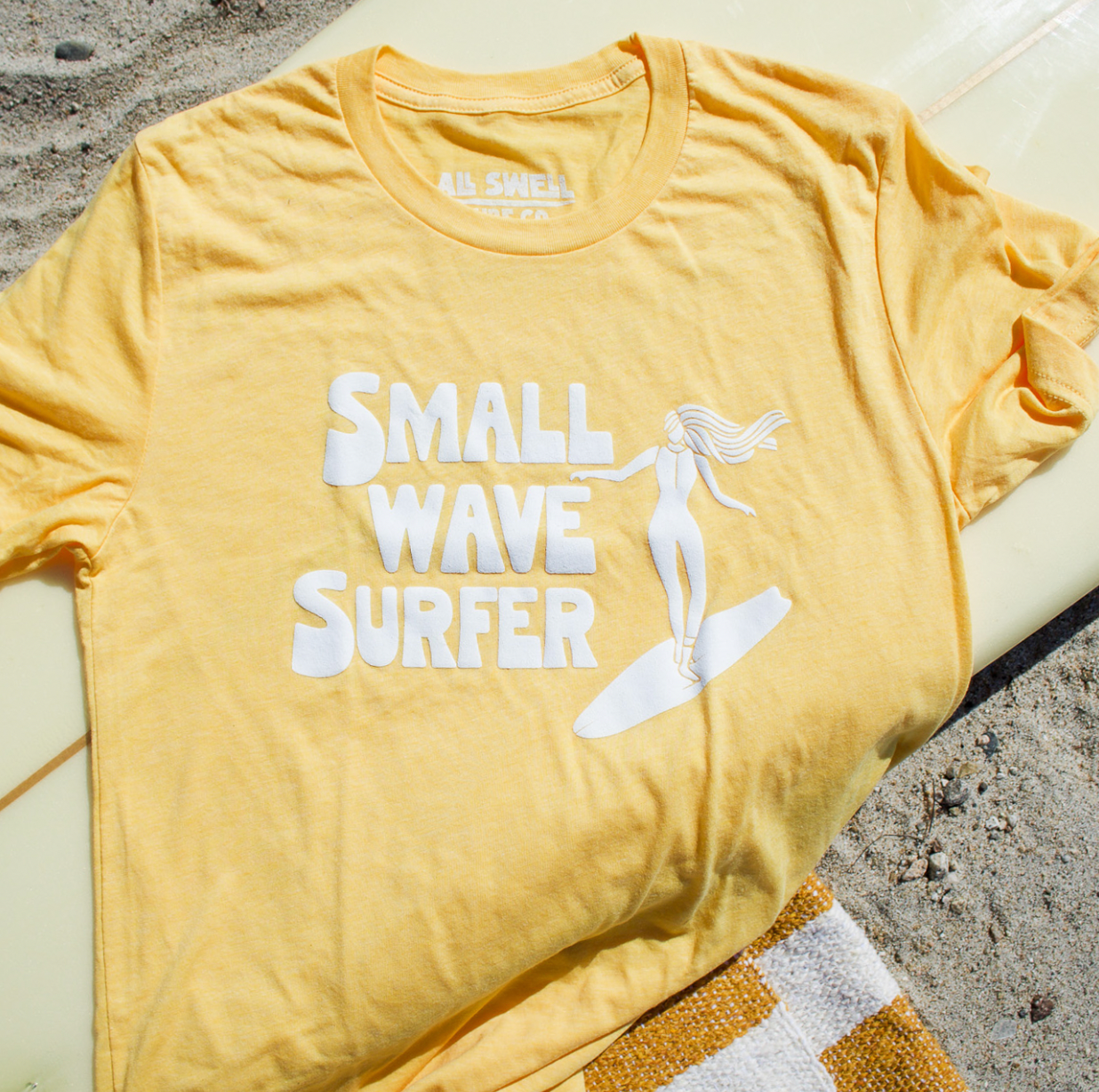 Small Wave Surfer Adult Tee