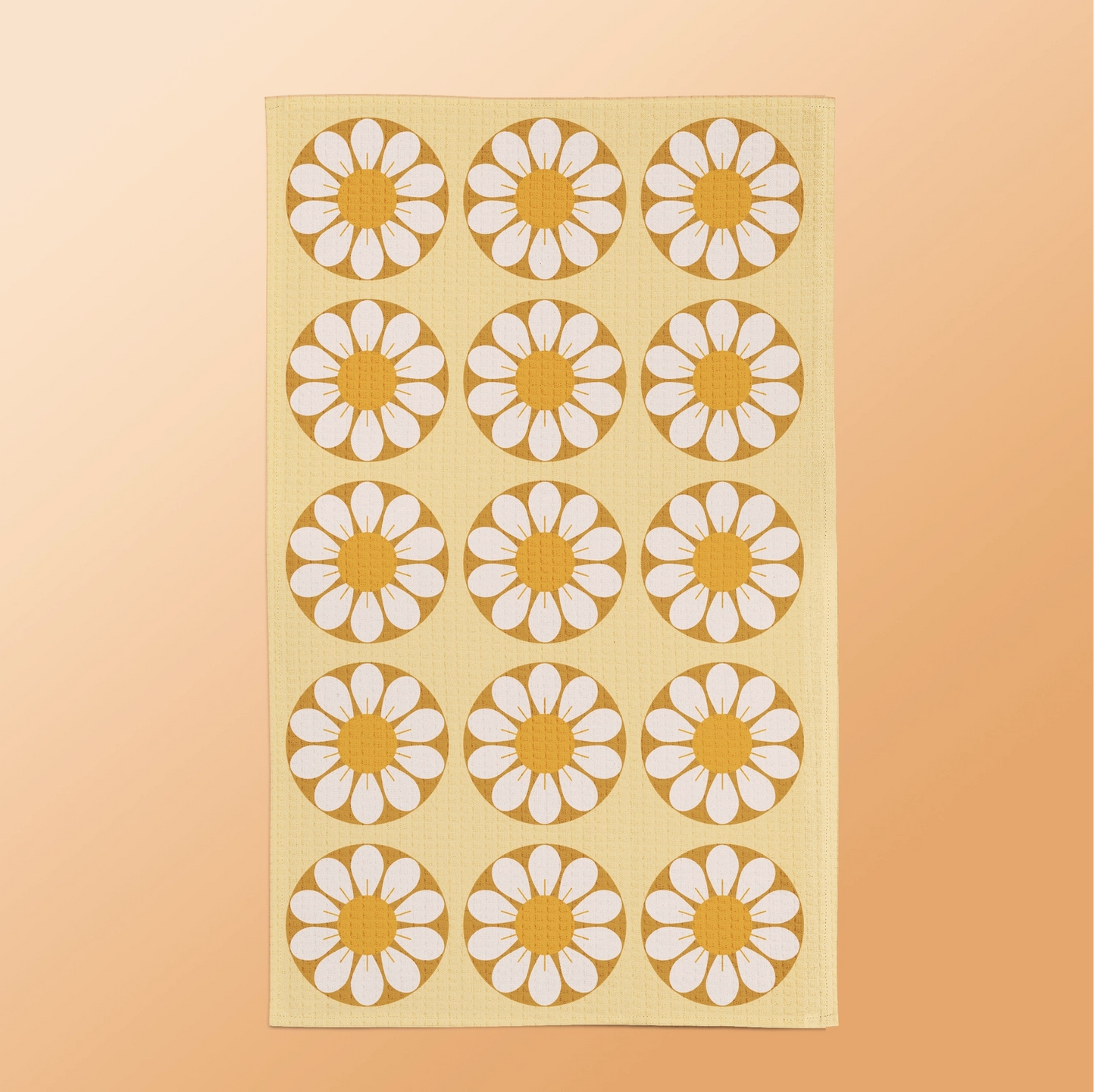 Retro Flower Kitchen Towel