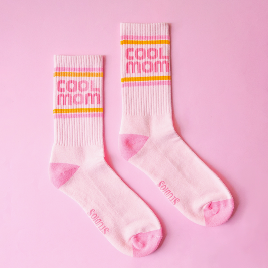 Cool Mom Ribbed Crew Socks