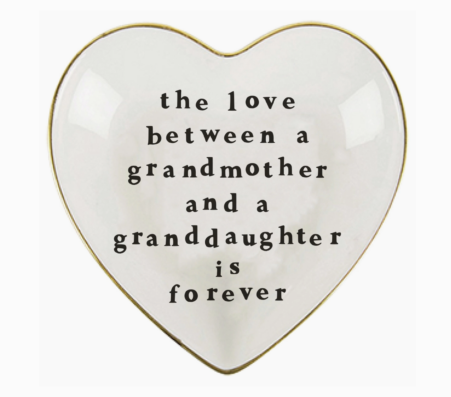 Love Grandma Heart Shaped Trinket Dish