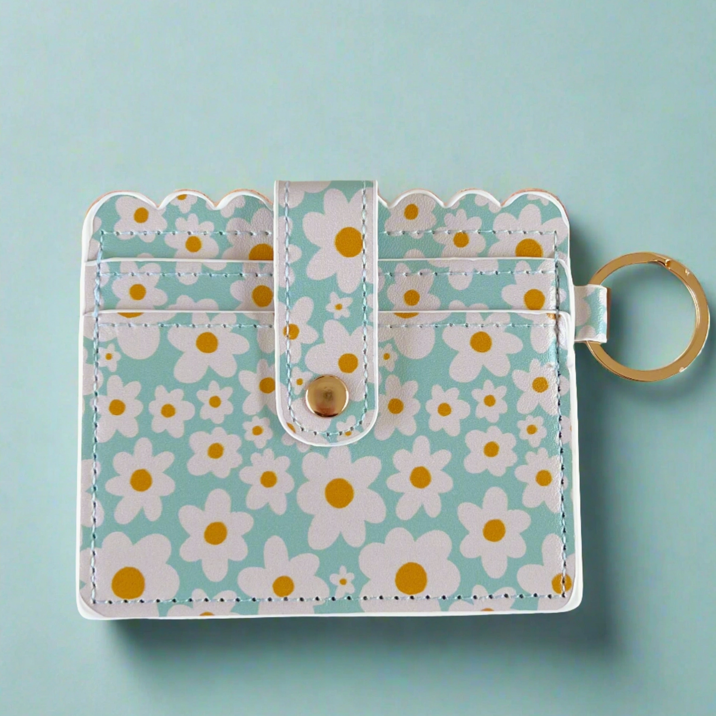 Blue Daisy Wallet