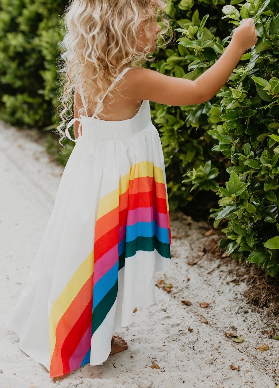 Kids  Rainbow Hi Lo Dress