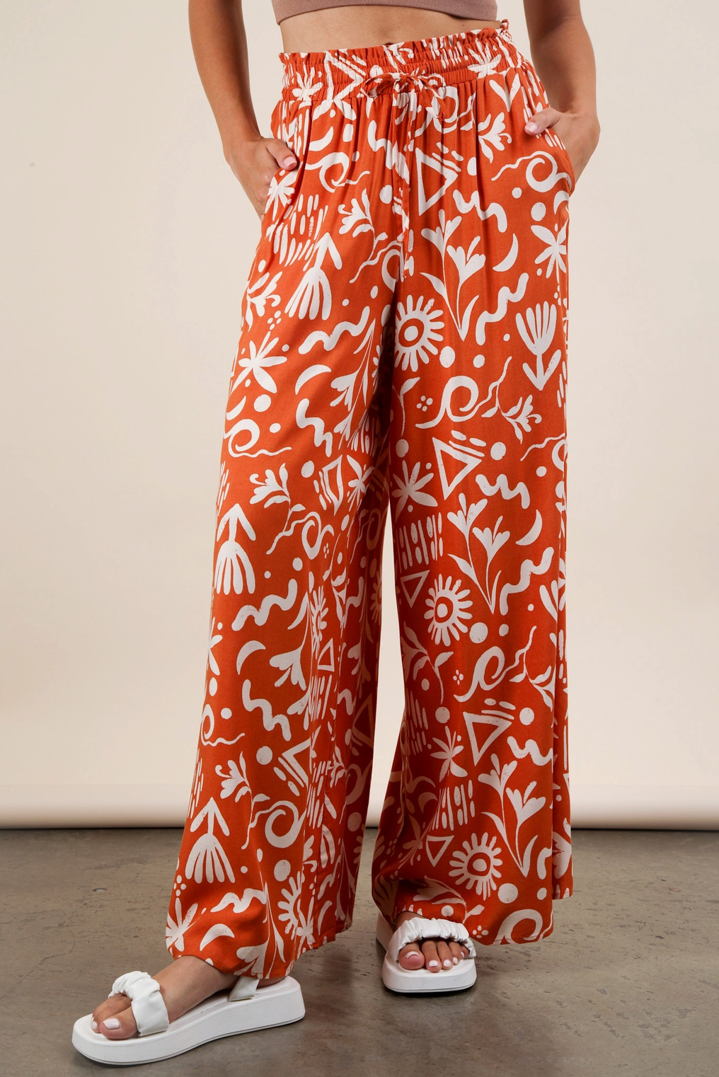 Wide Leg Long Pants