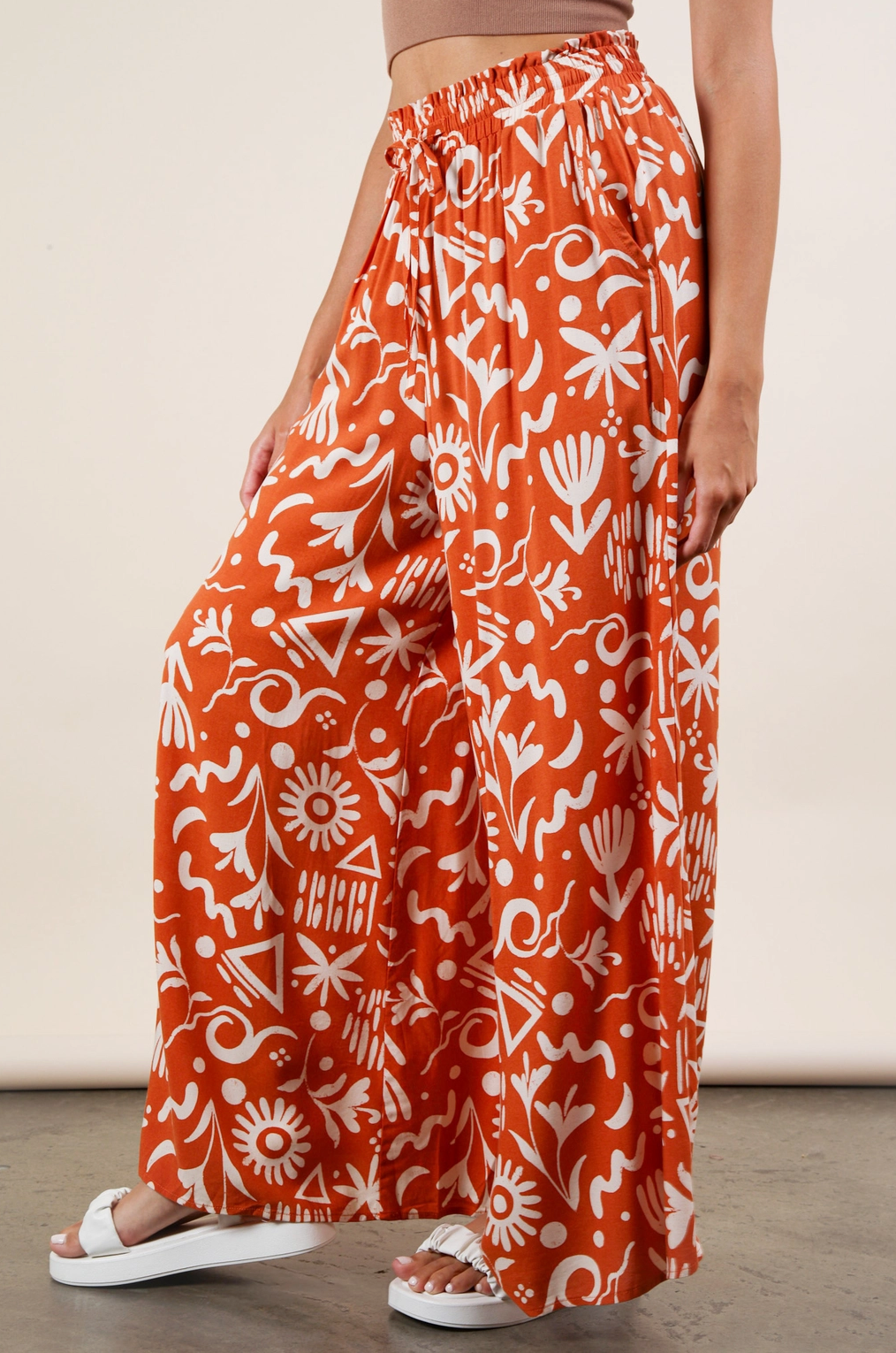 Wide Leg Long Pants