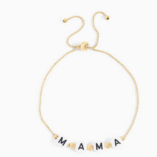 MAMA Beaded Charm Bracelet