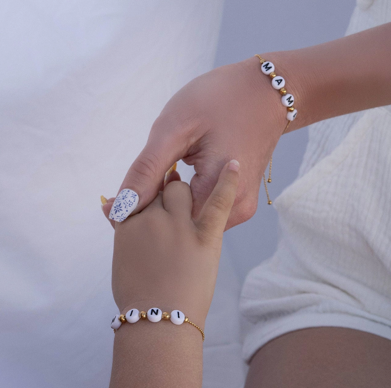 MINI Beaded Charm Bracelet