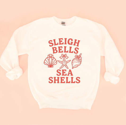 Sleigh Bells and Sea Shells Crewneck Sweatshirt