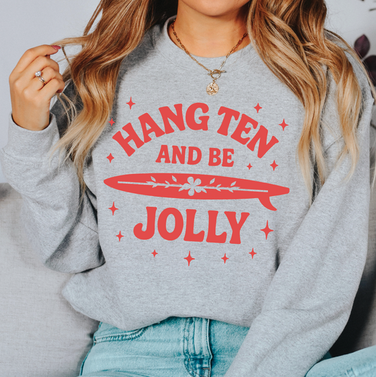Hang Ten and Be Jolly Surf Crewneck