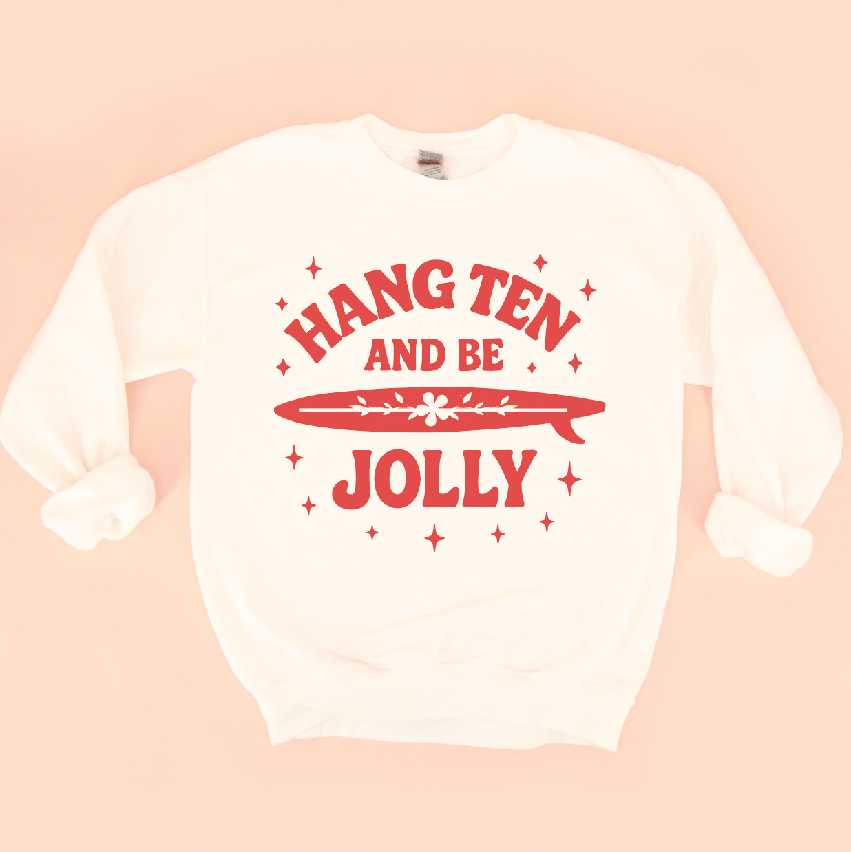 Hang Ten and Be Jolly Surf Crewneck
