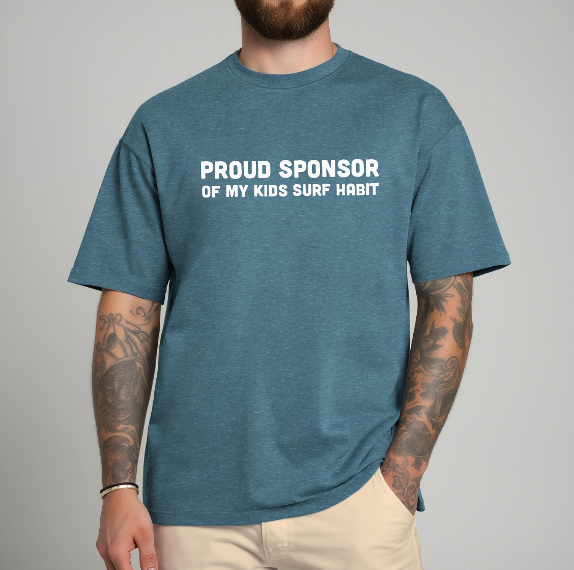 Proud Sponsor of My Kids' Surf Habit Dad Tee