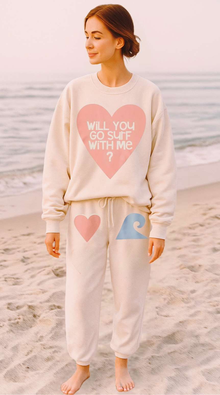 Will You Go Surf with Me Sweatpants