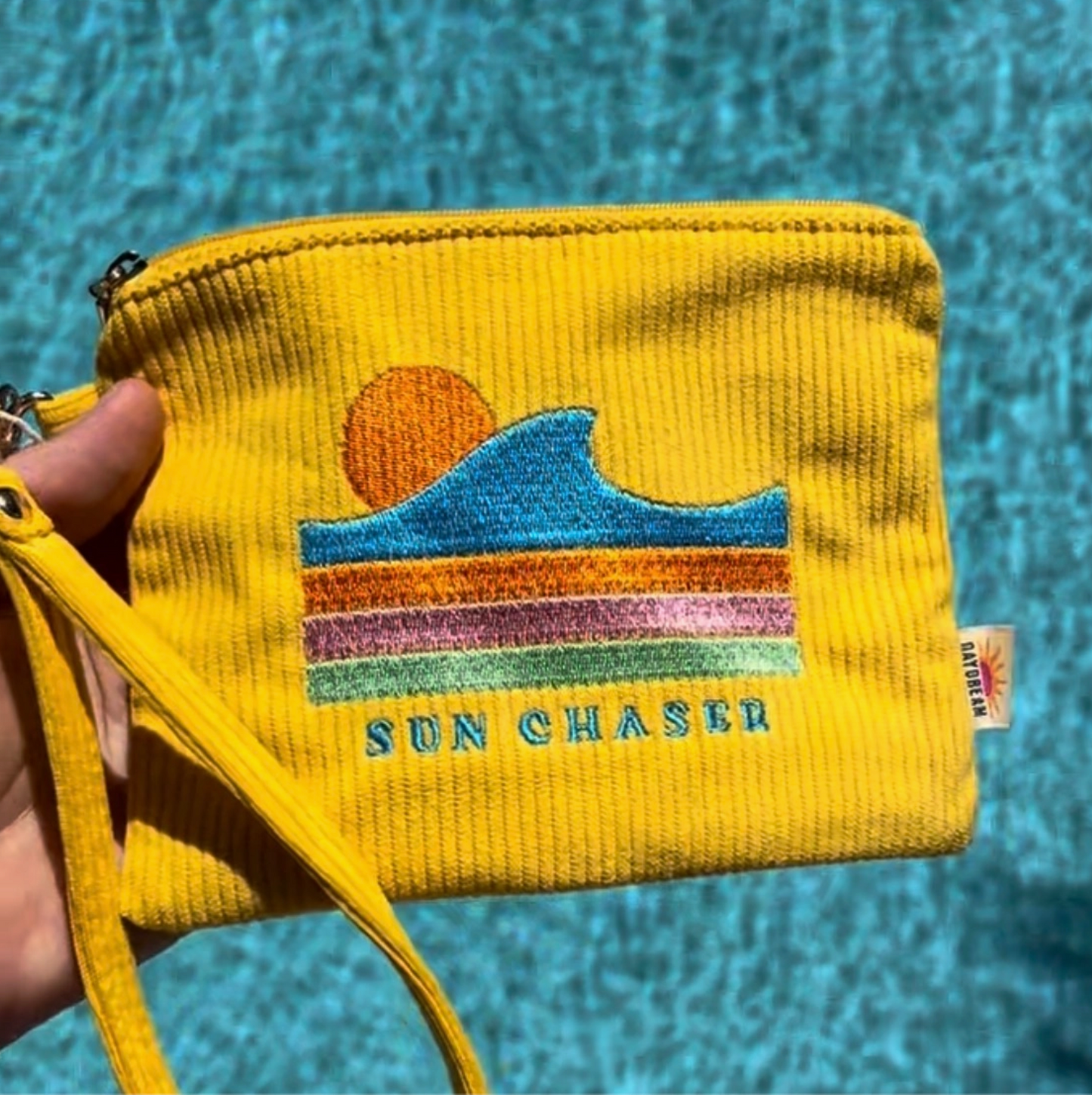 Sun Chaser Corduroy Wristlet