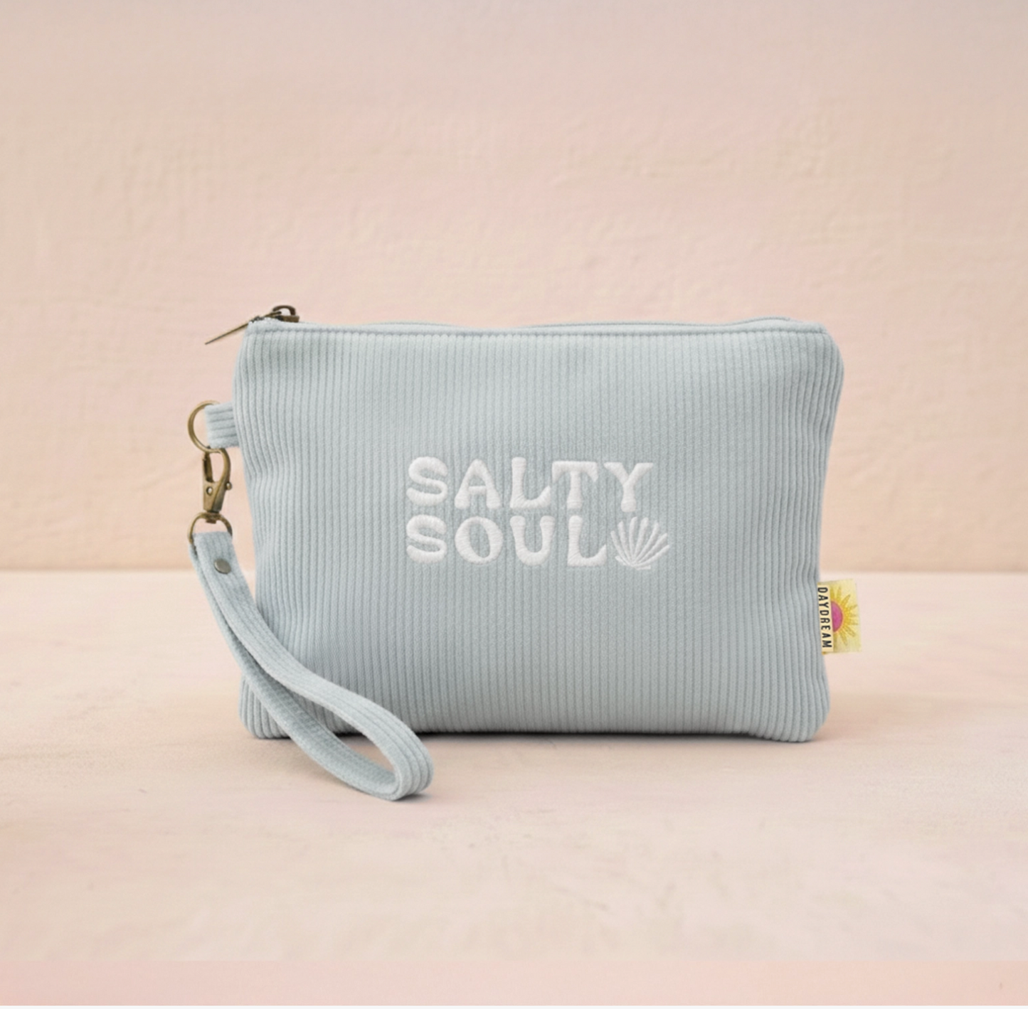 Salty Soul Corduroy Wristlet