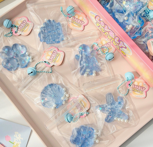 Mini Turtle Seashell Squishy Toy