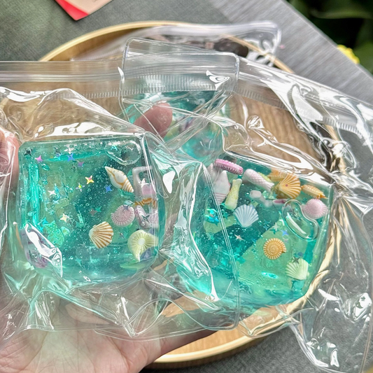 Seashell Cube Squishy Toy