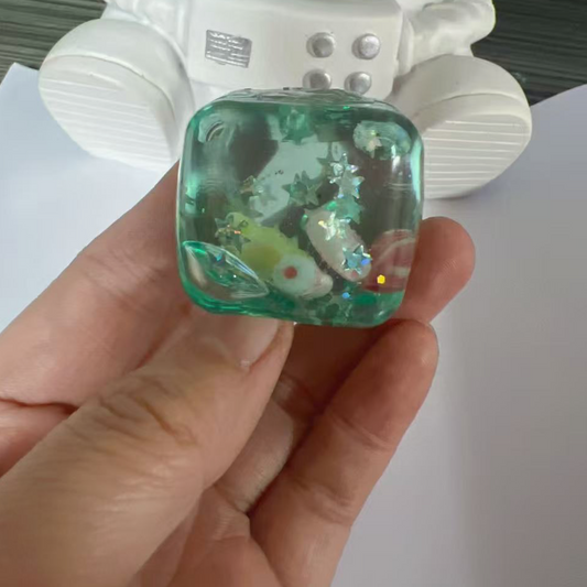Mini Seashell Cube Squishy Toy