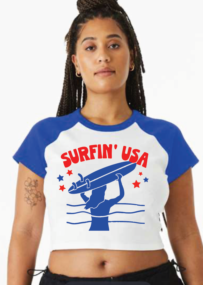 Surfin' USA Baby Tee