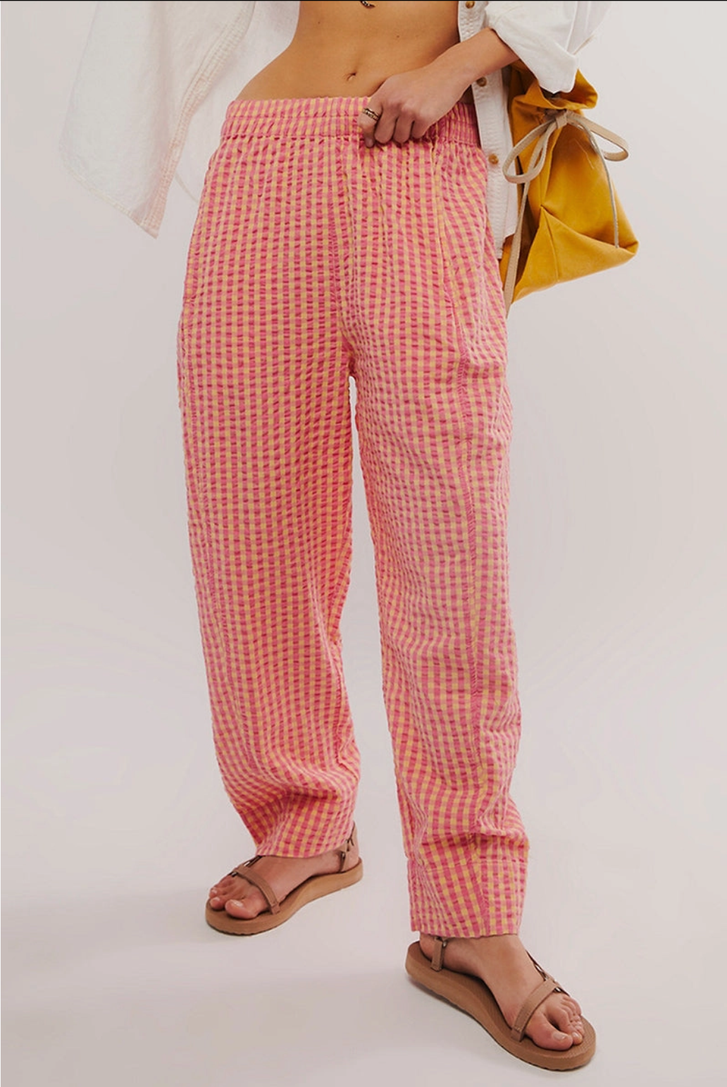 Gingham Check Pants
