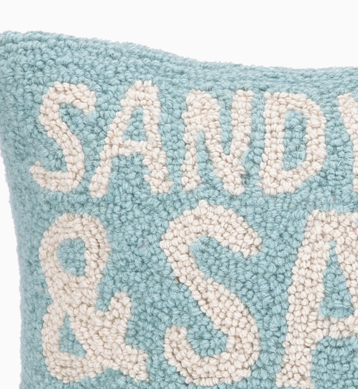 Sandy Toes and Salty Kisses Hook Pillow