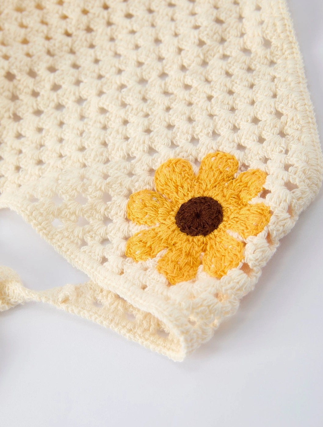 Crochet Sunflower Girls Dress