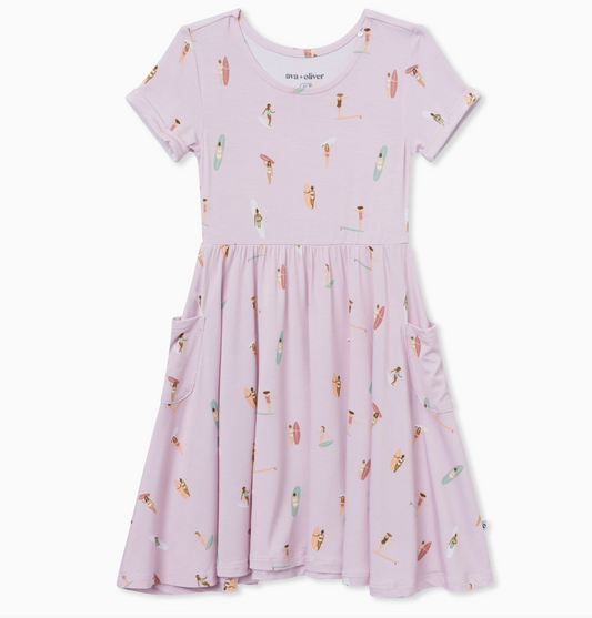 Surfer Girls Pocket Dress