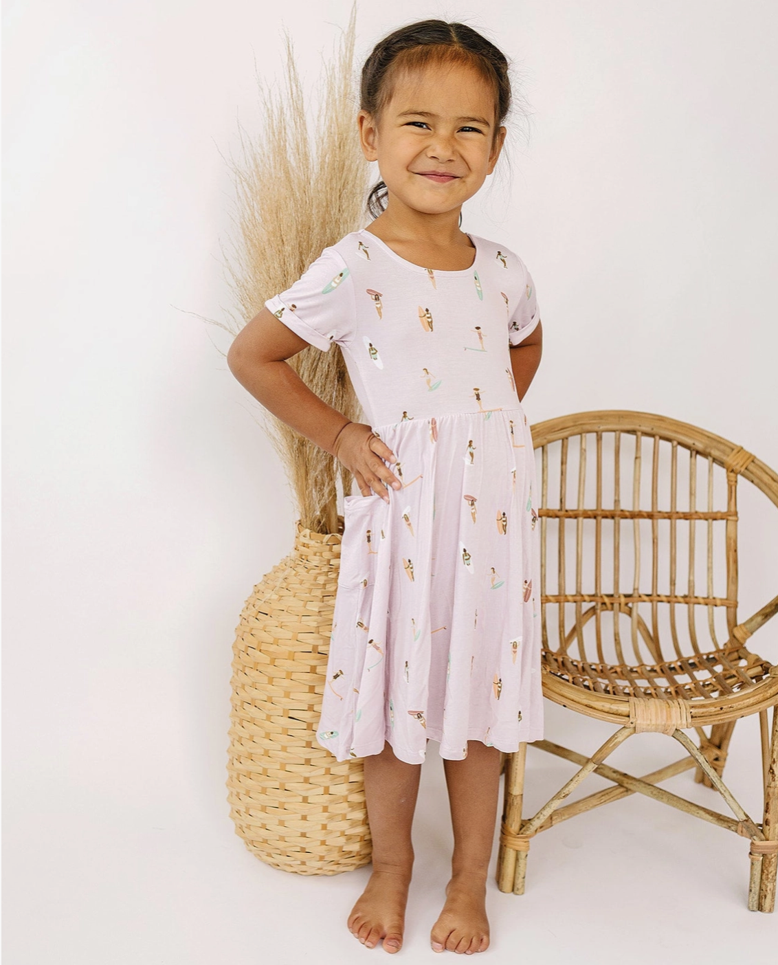 Surfer Girls Pocket Dress