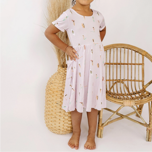 Surfer Girls Pocket Dress