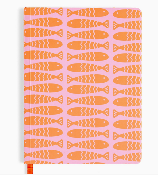 Coastal Fishy Soft Flex Perfect Bound Journal