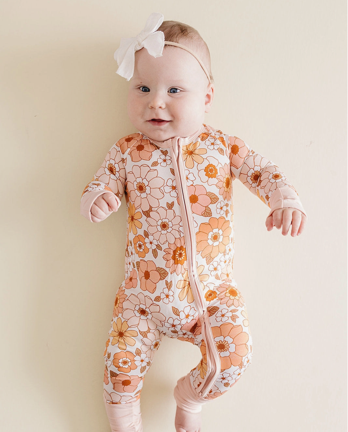 Baby Bamboo Zip Romper