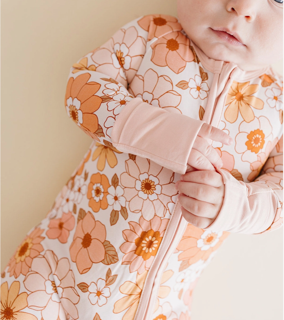 Baby Bamboo Zip Romper