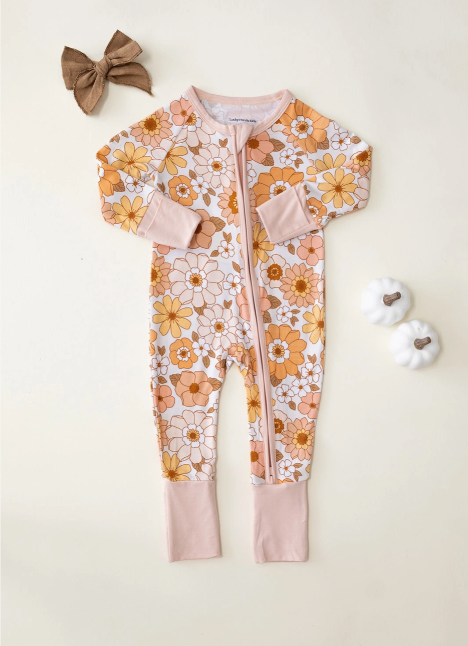 Baby Bamboo Zip Romper