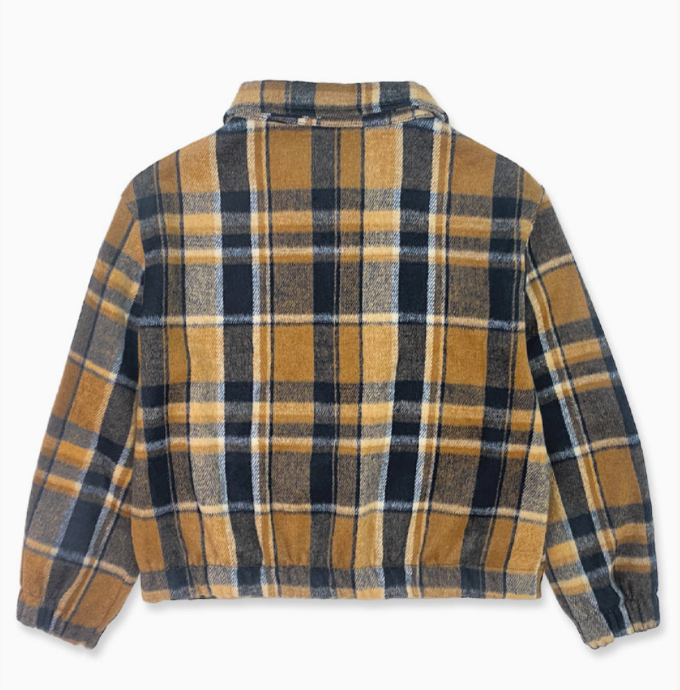Toddler's Flannel Shacket w/ Front Pockets