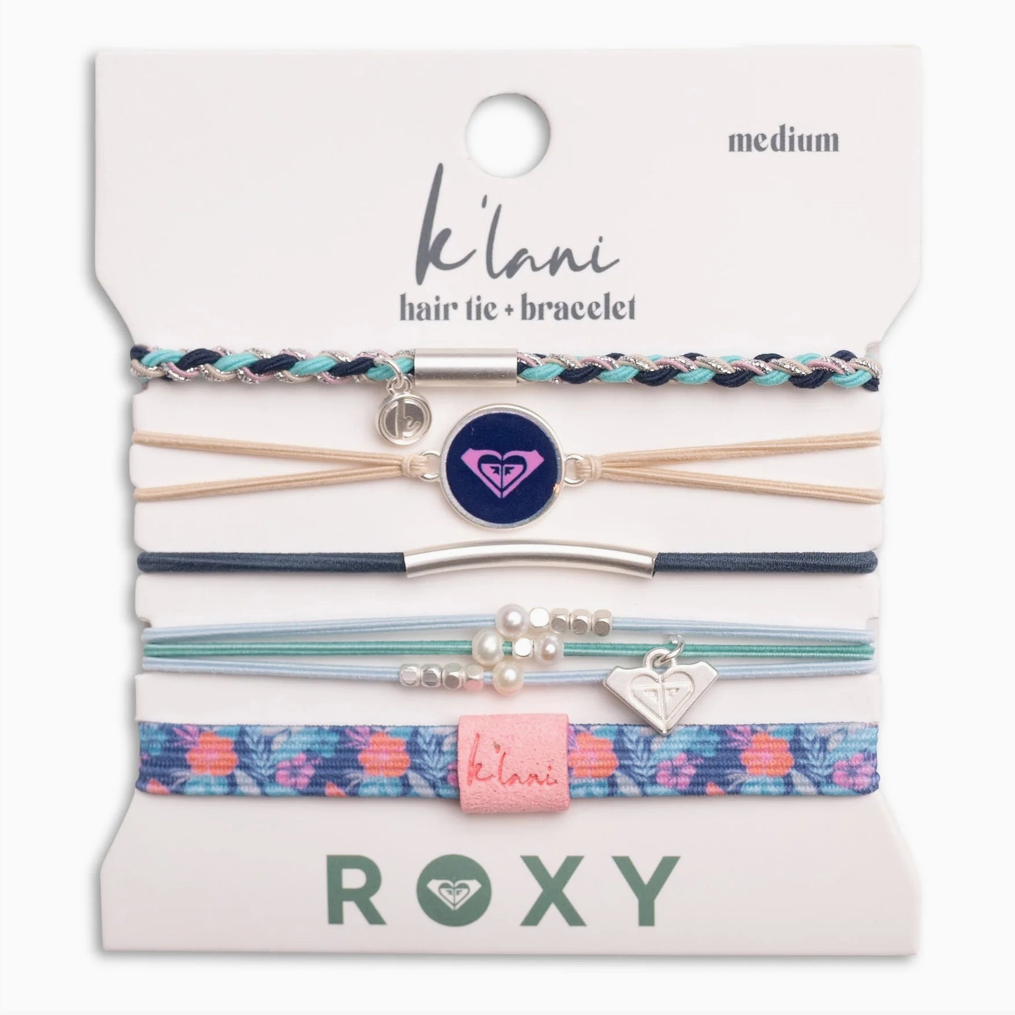"Roxy Ocean Bloom" Hair Tie Bracelets