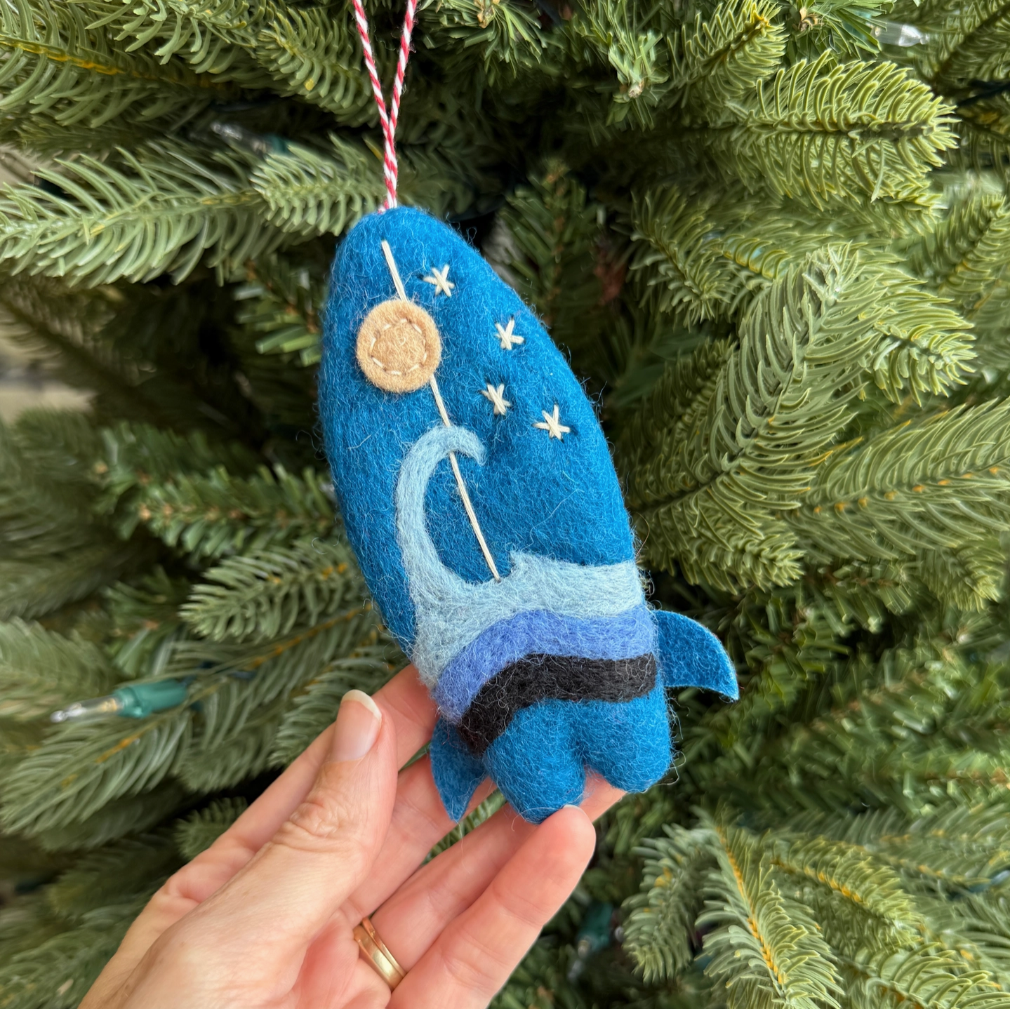 Felt Surfboard Ornament