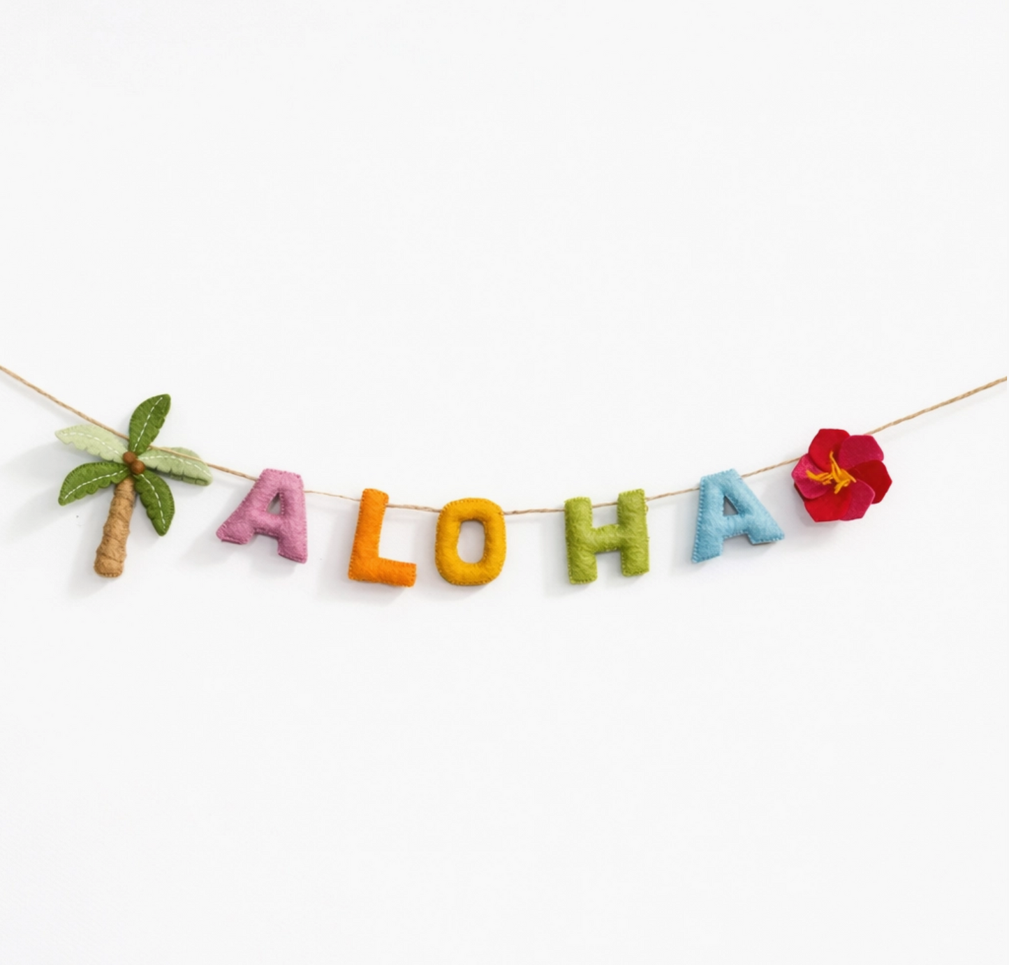 Felt Aloha Garland