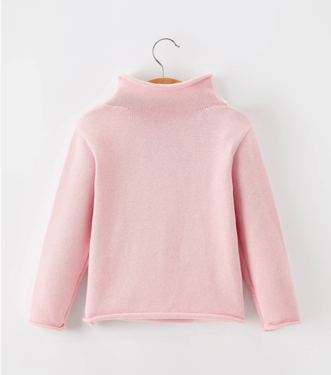 Girls Christmas Candy Cane Bow Knit Sweater