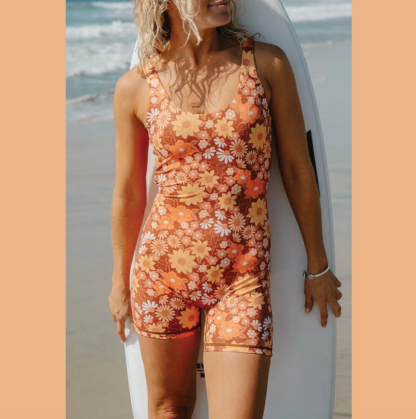 Flower Power Surf Suit